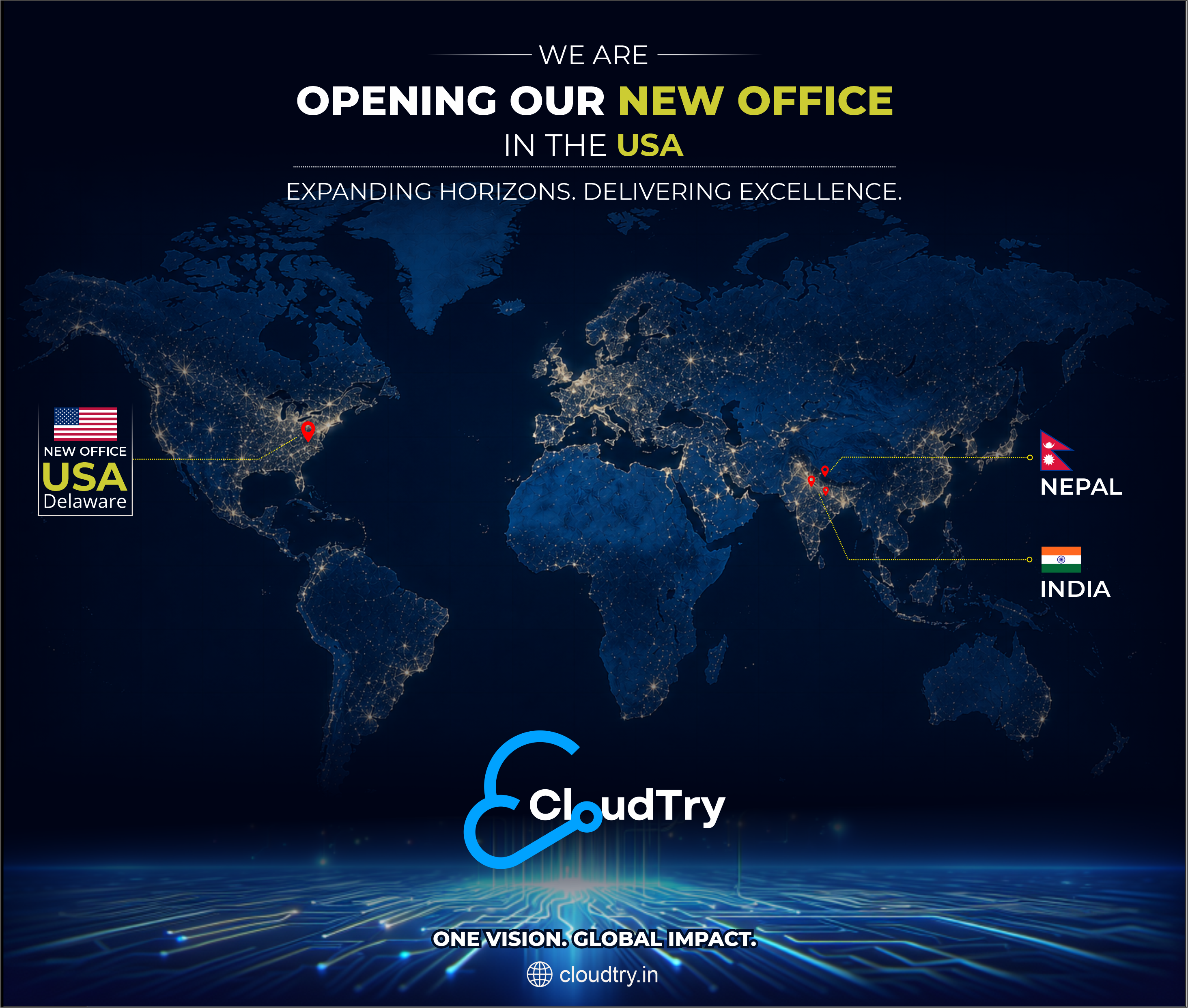 CloudTry Establishes US Presence with Delaware Incorporation